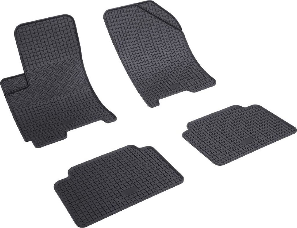 Z542919 Voll-Gummifußmatten passend für Chevrolet Kalos T200 Schrägheck Hatchback 3türer 2002-2011