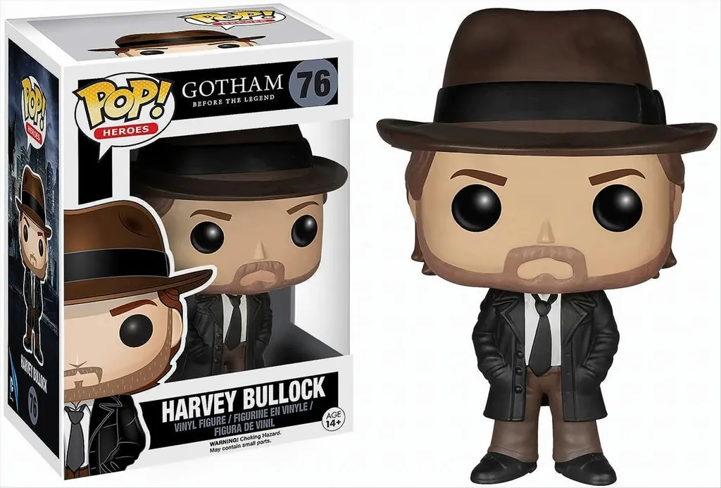 Figurine Funko Pop Gotham Harvey Bullock 76 en vinyle pour collection