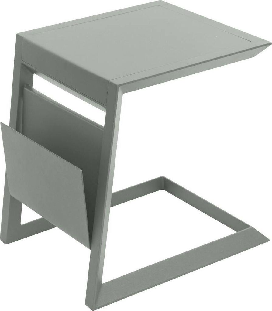 Quadratischer garten-beistelltisch "allure" lorbeergrün 55x45x55cm - Hespéride