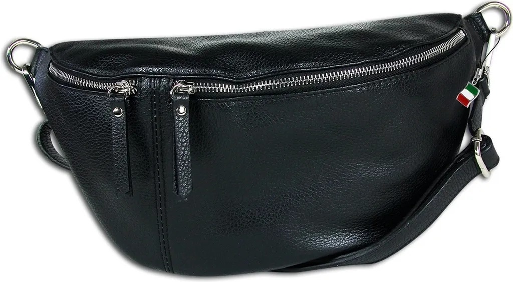 Offerta Esclusiva: Marsupio Pelle Nera Florence OTF820S XL