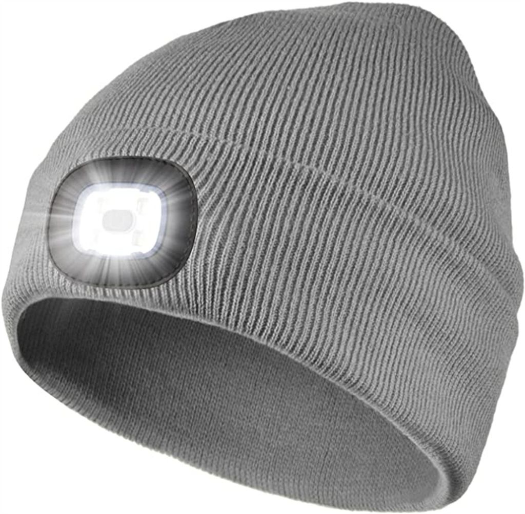 Mütze mit wiederaufladbaren LED aufladbar via USB