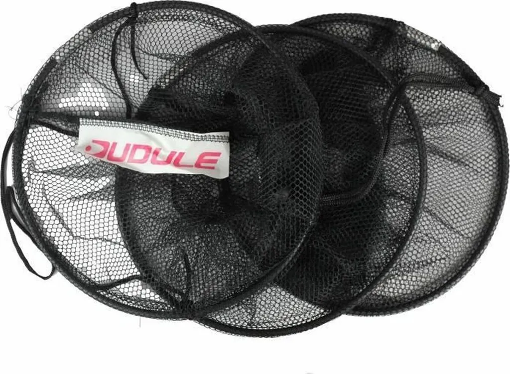 Filet de pêche Dudule maille nylon douce avec cadre repliable compact