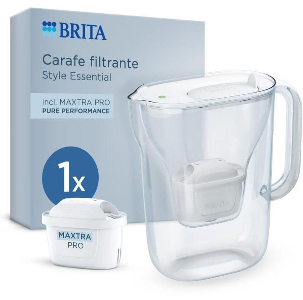 BRITA Wasserfilter Style essential weiß inkl. 1 MxPRO AiO