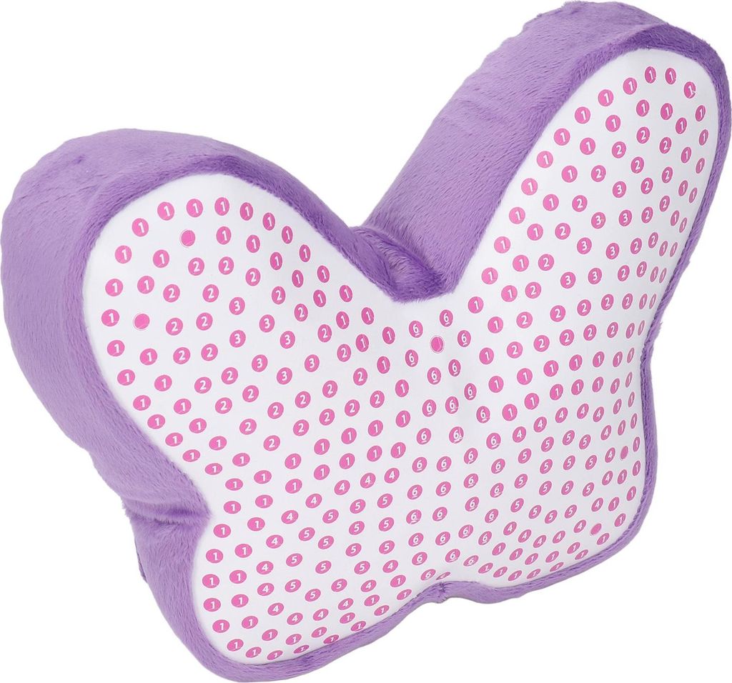 Plüschhandwerk DIY Animal Pillow Safe Zuverlässige leuchtende Farben haben Spaß Dekompression Spielzeug für Kinder Schmetterling 34088