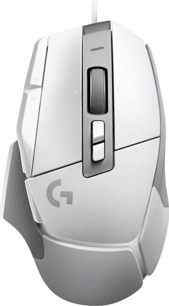 Logitech G G502 X Gaming-Maus + G240 Gaming-Mauspad aus Stoff, rechts, Optisch, USB Typ-A, 25600 DPI, Weiß