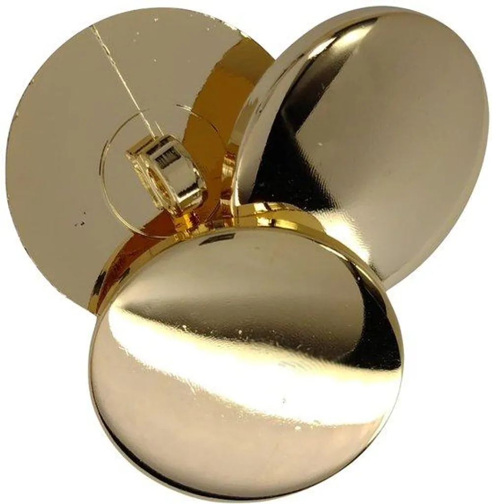 Boutons Métallisés Brillants Or et Argent, Assortiment de 5 Diamètres
