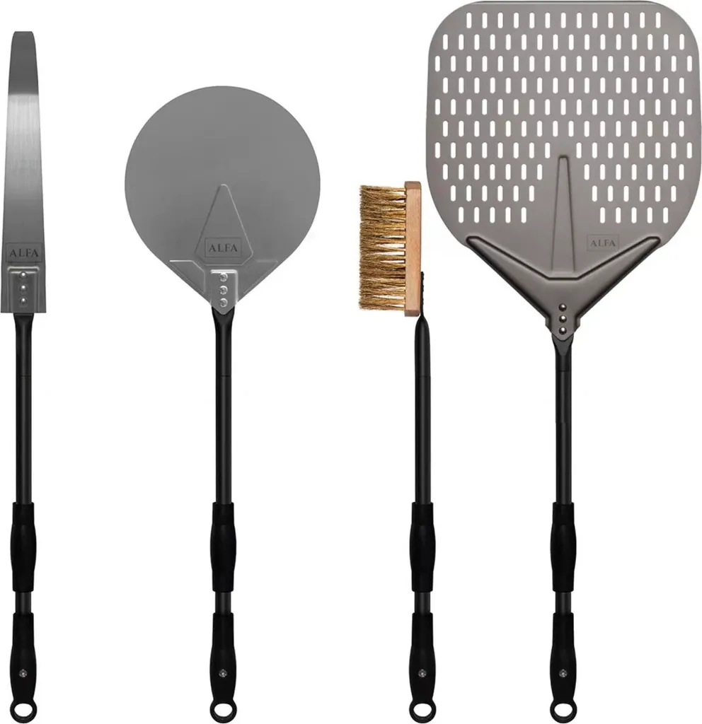 Kit d'accessoires pizza 4 pièces Grand modèle pour fours extérieurs