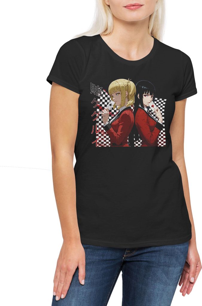 Urban Backwoods Yukeko & Mary , Damen T-Shirt, Farbe: Schwarz, Größe: XL