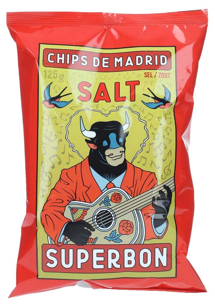 SUPERBON Chips de Madrid Salt 125g Produktbild 