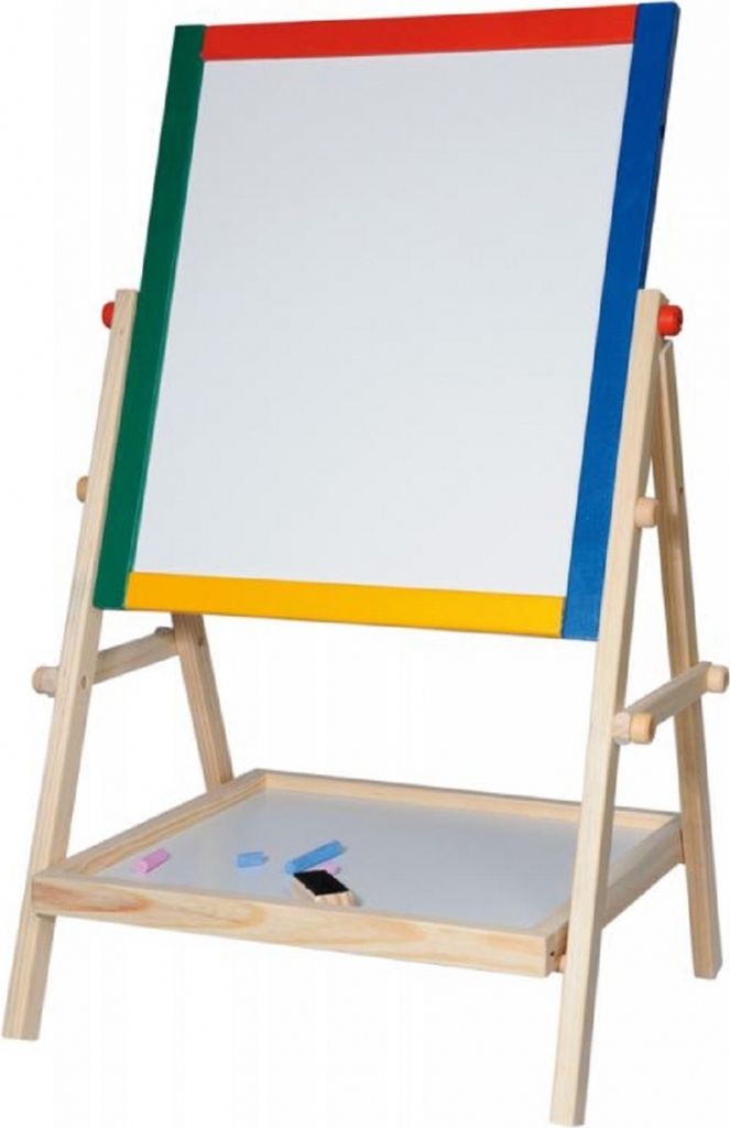 Tafel-Naturrahmen mit Ablage, 65cm
