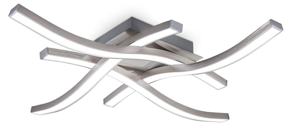 B.K.Licht plafonnier LED design moderne éclairage plafond Image du produit 
