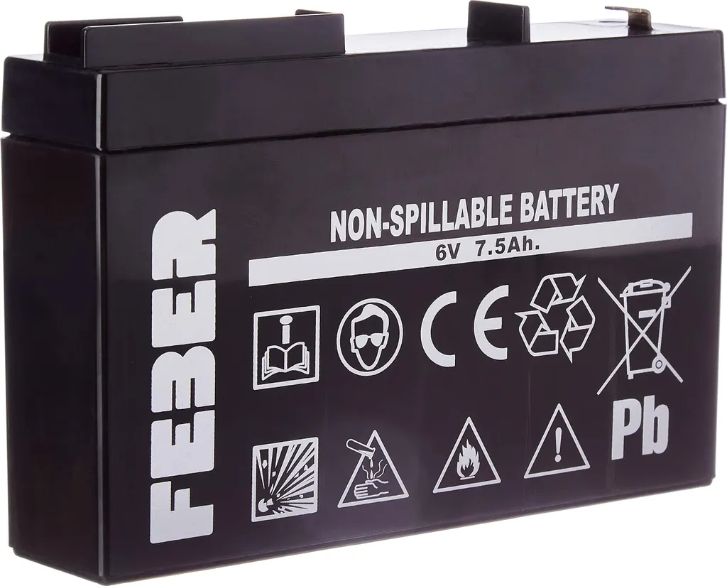 Batterie de Secours 6V 7,5 Ah Feber - Pour ne jamais arrêter de jouer