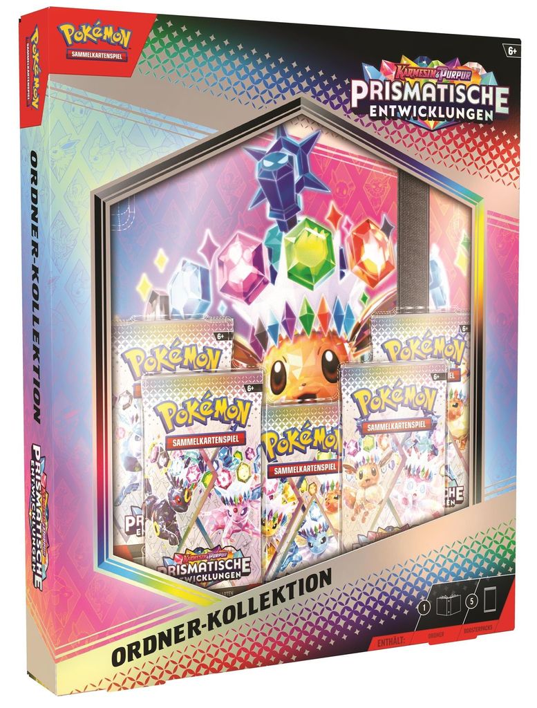 Pokémon Karmesin & Purpur Prismatische Entwicklungen Ordner Kollektion
