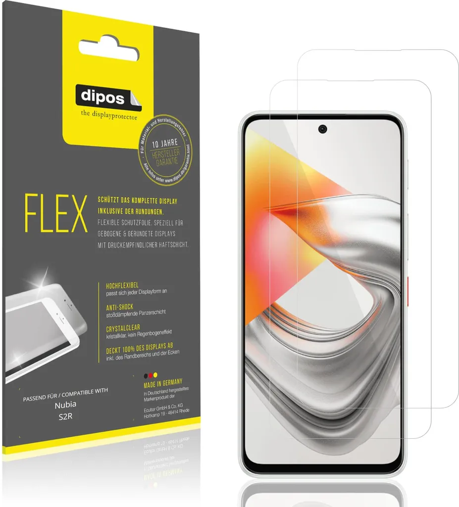 6 Pellicole Protettive Trasparenti Per Nokia 5.3 – Dipos Crystalclear – Antigraffio, Senza Colla, Taglio Laser, Made In Germany