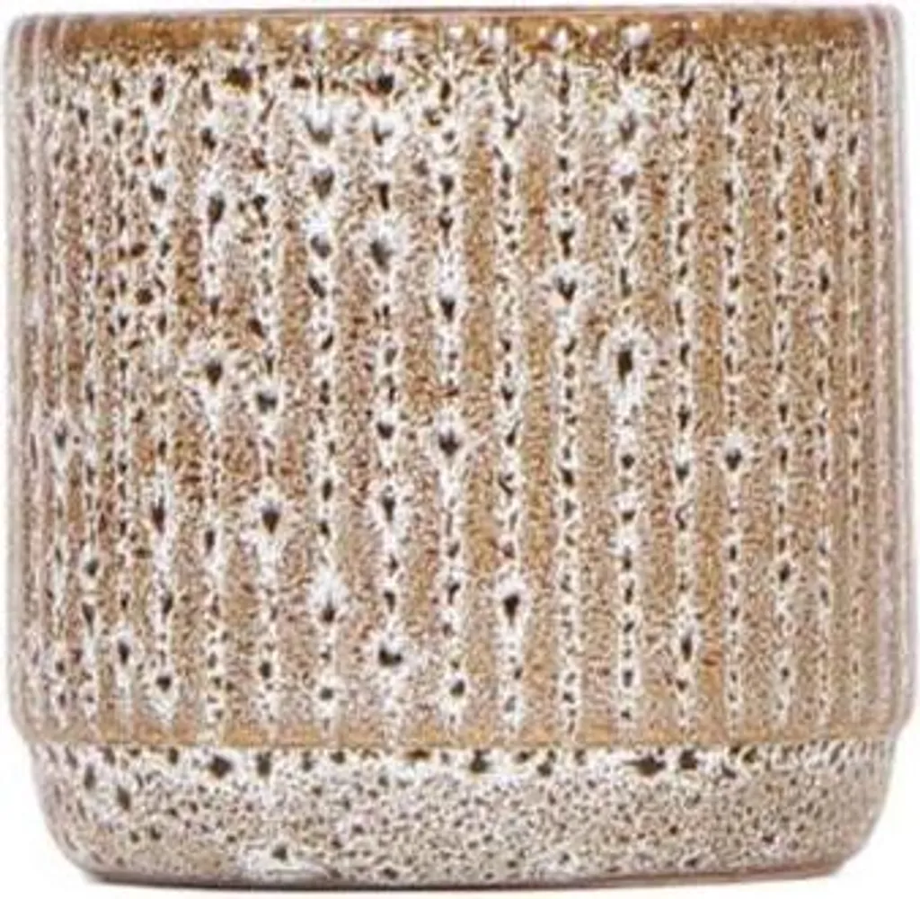 Pot de plantation animalier en céramique Ø 9 cm, finition artisanale