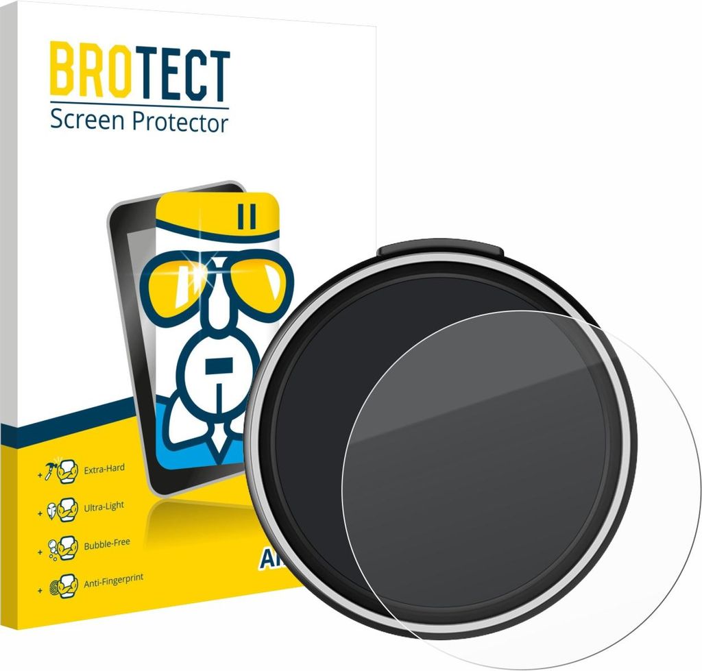 BROTECT Schutzglas für OOONO CO-Driver NO2 Plus Schutzfolie Panzer Folie Glas Display Schutz klar