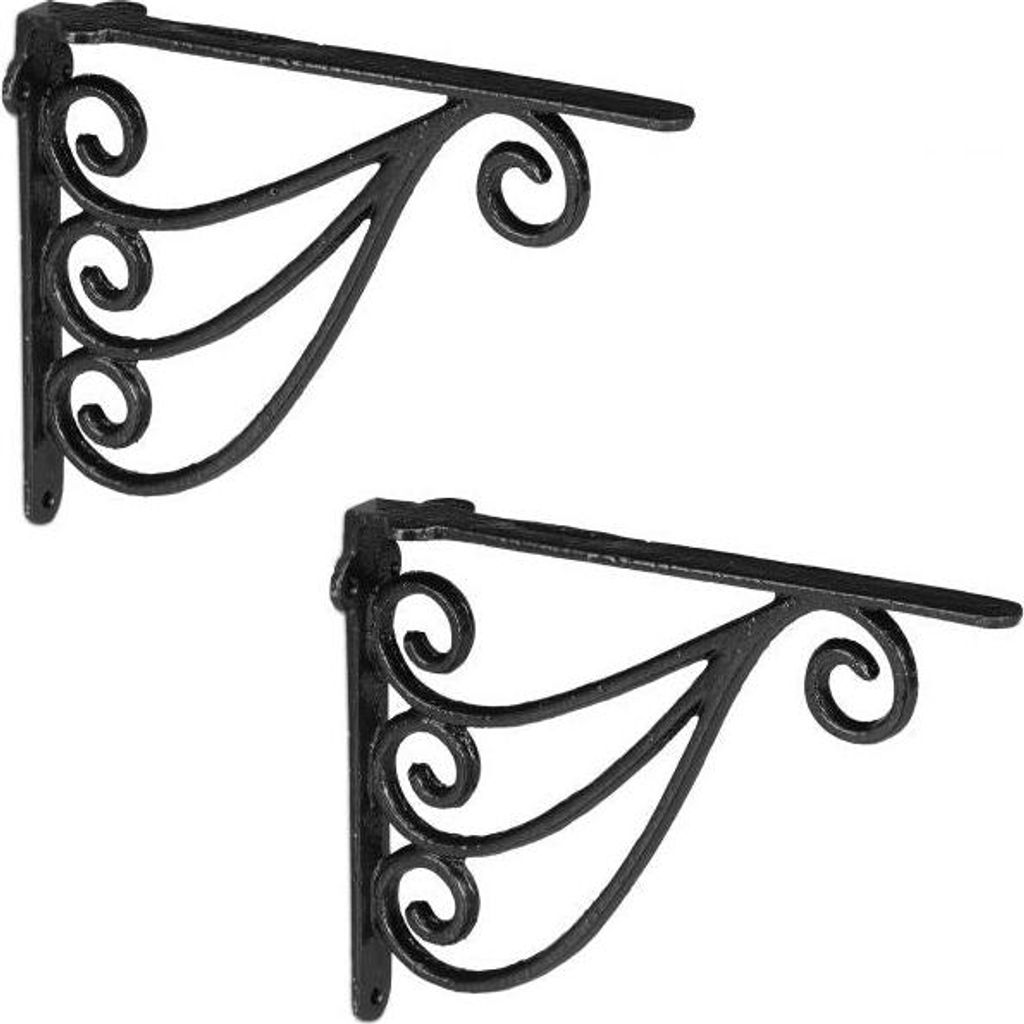 Regalwinkel-Set mit 2 Ornamenten