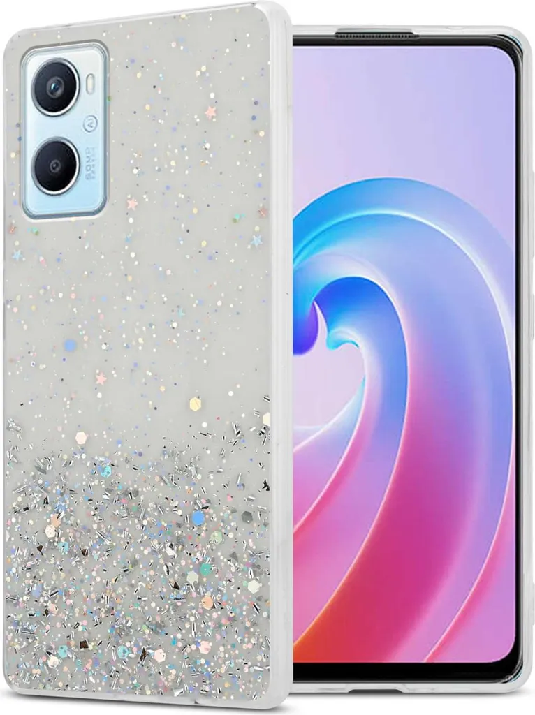 Look Glitter per Oppo A76 A96 & Realme 9i | Cover Cadorabo Silicone