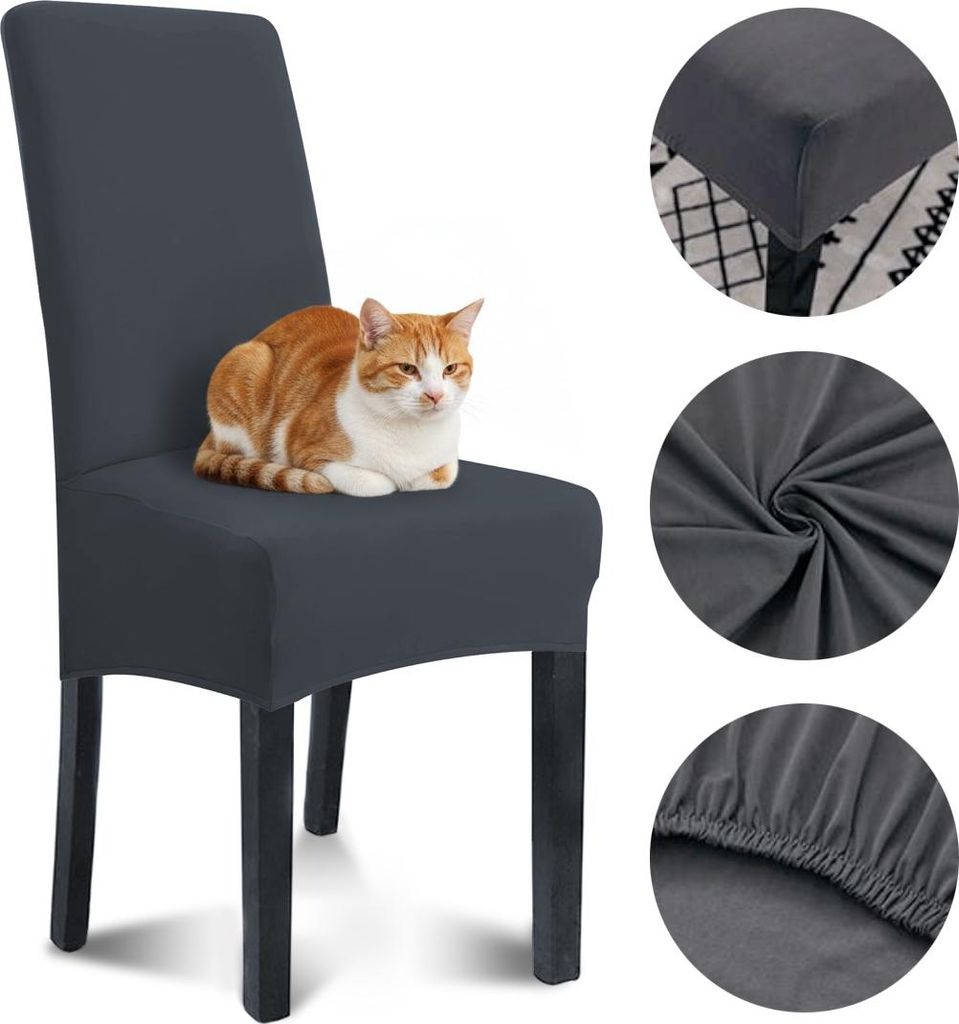 Housse de chaise universelle, élastique, robuste et Image du produit 