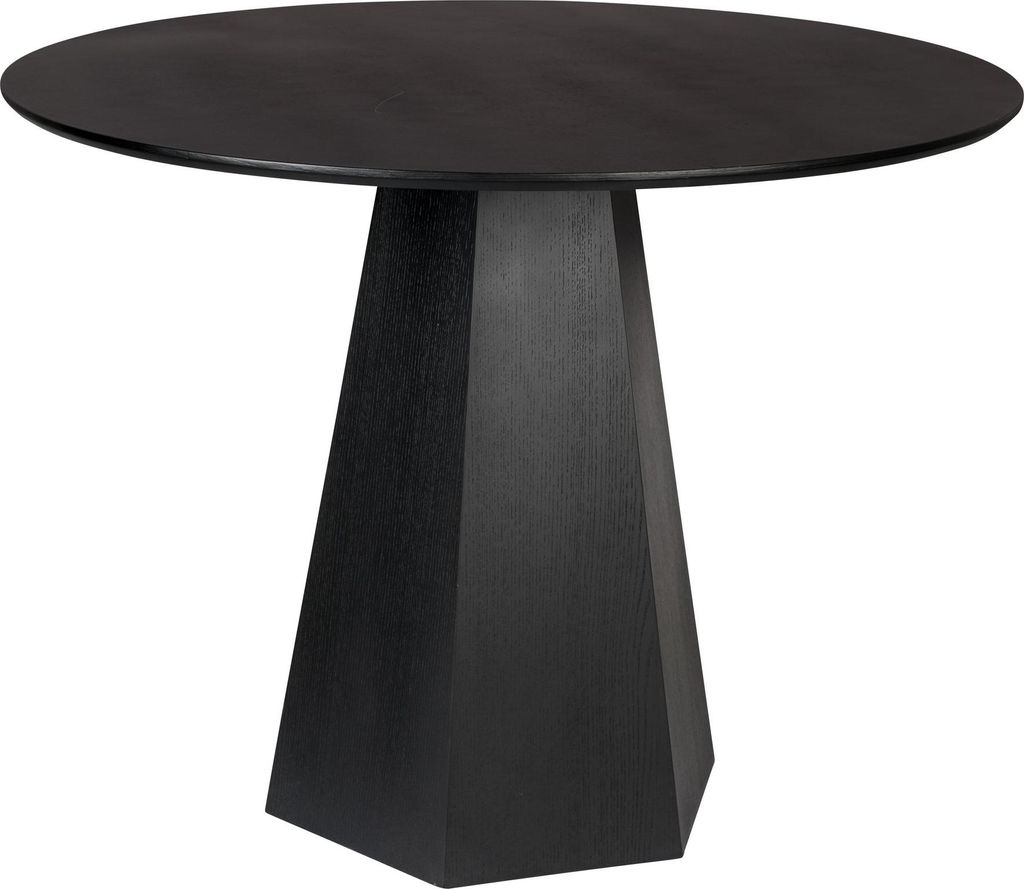 Zuiver Pilar Esstisch Rund 100 cm Holz Schwarz
