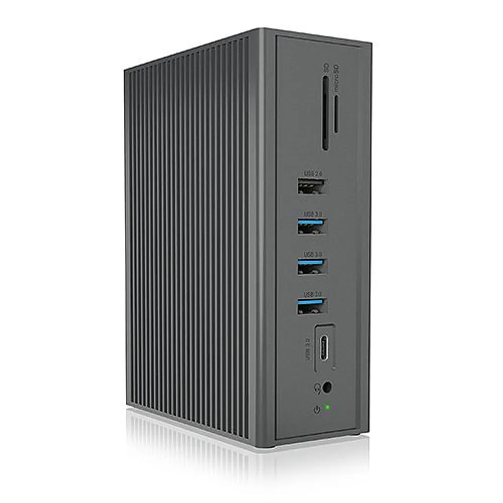 Station accueil pour ordinateur portable RaidSonic double écran 4K - 12
