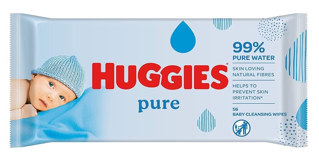 Huggies Pure, babydoekjes Productafbeelding 
