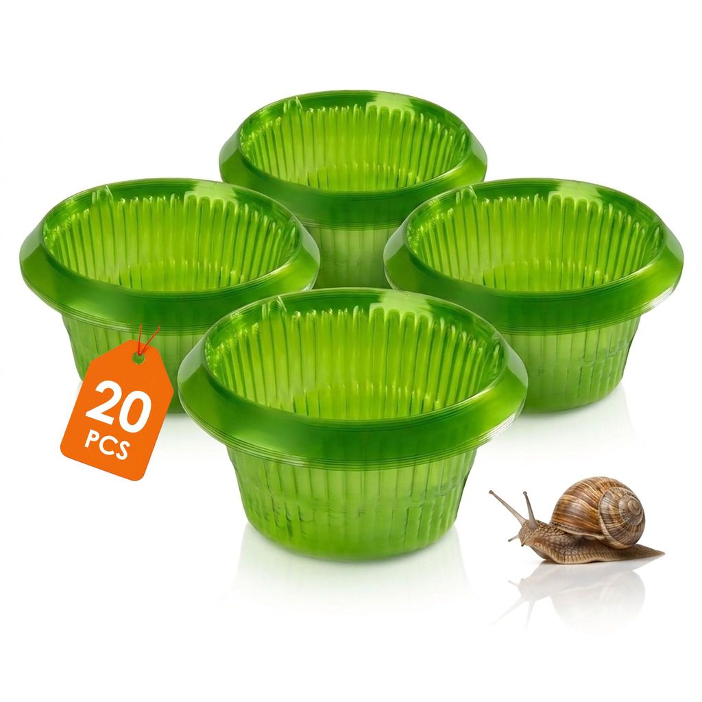 3.06 Schnecken Schutzring im 20 Set - ca. 20 x 20 cm - Produktbild 