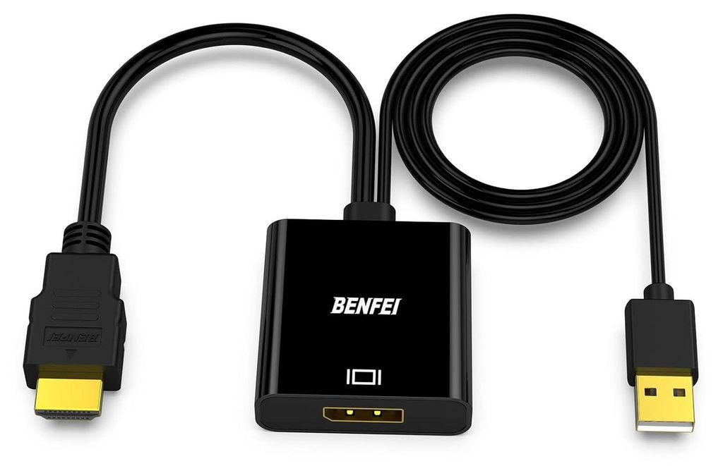 BENFEI Kabeladapter HDMI zu DisplayPort Adapter 4K 60Hz Konverter