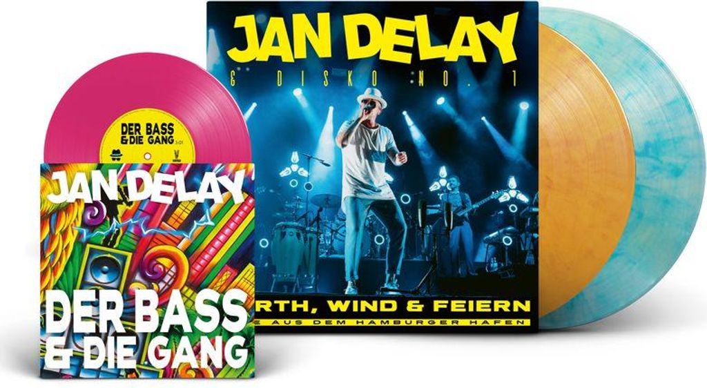 Jan Delay: Jan Delay: Earth, Wind & Feiern - Live aus dem Hamburger Hafen (180g) (Limited Edition) (Colored Vinyl) - Universal Music - (LP / E)