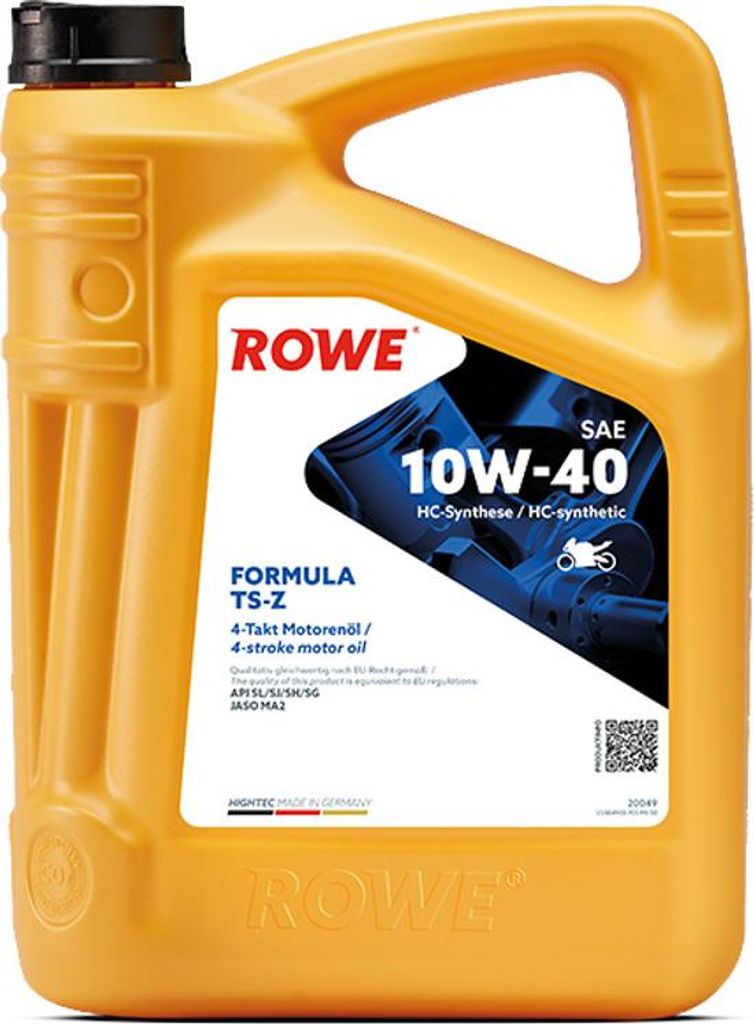 Rowe Hightec Formula SAE 10W-40 TS-Z Zweiradöl, 5l Produktbild 