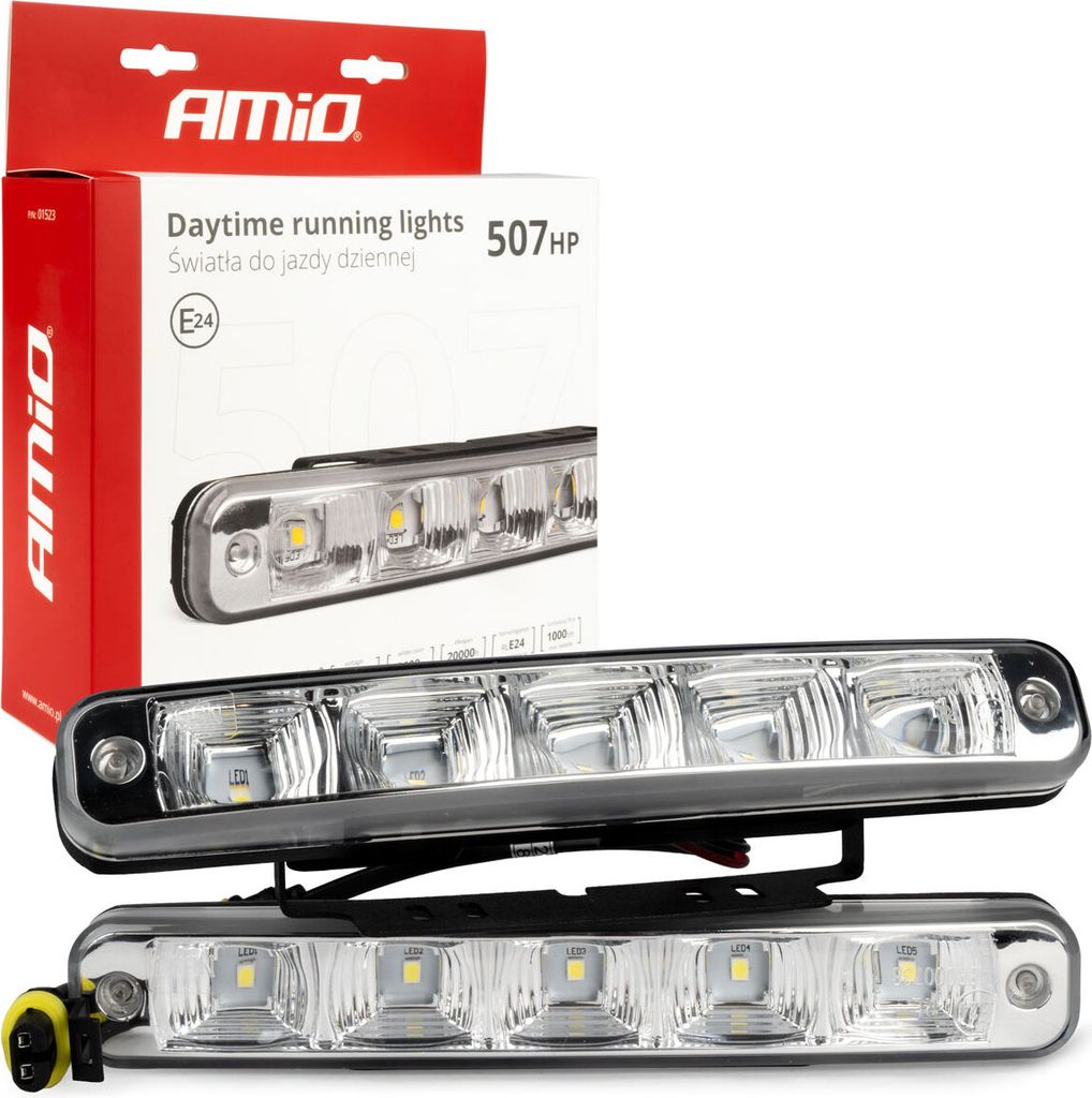 Tagesfahrlicht DRL 507HP AMIO LED Scheinwerfer, 12/24V, E24 zugelassen