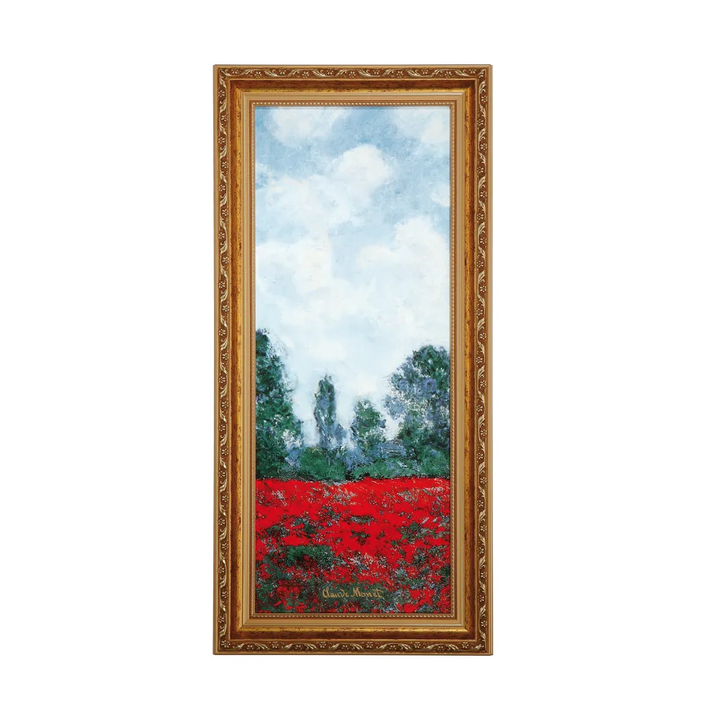Champ de coquelicots I Goebel Artis Orbis Monet Tableau Mural Porcelaine