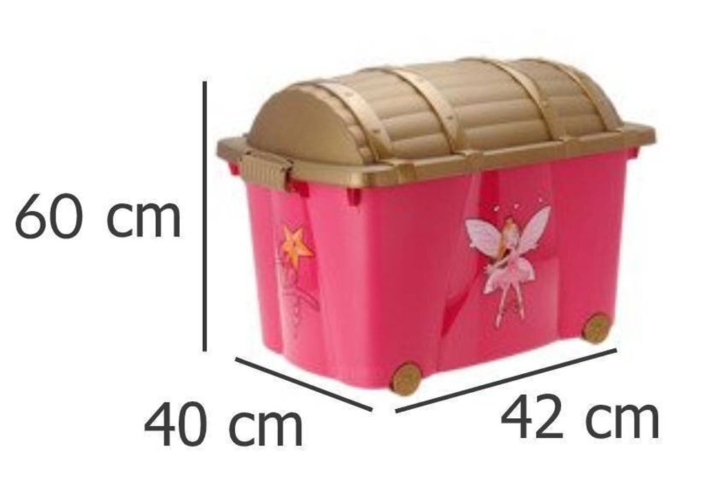 H&S Decoration | Spielzeugtruhe Prinzessin - 42x60x40 cm - Produktbild 4