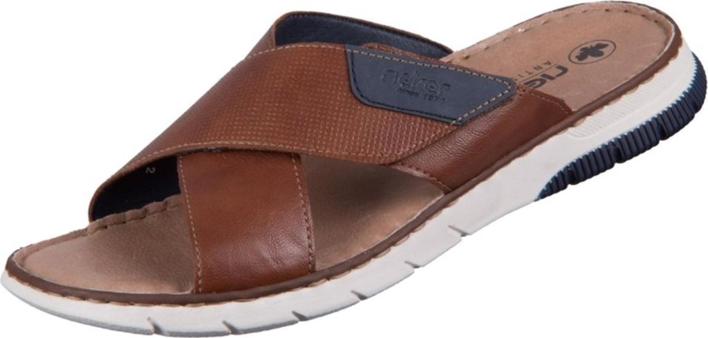 Rieker 25283-22 (45/cuoio/denim) Produktbild 