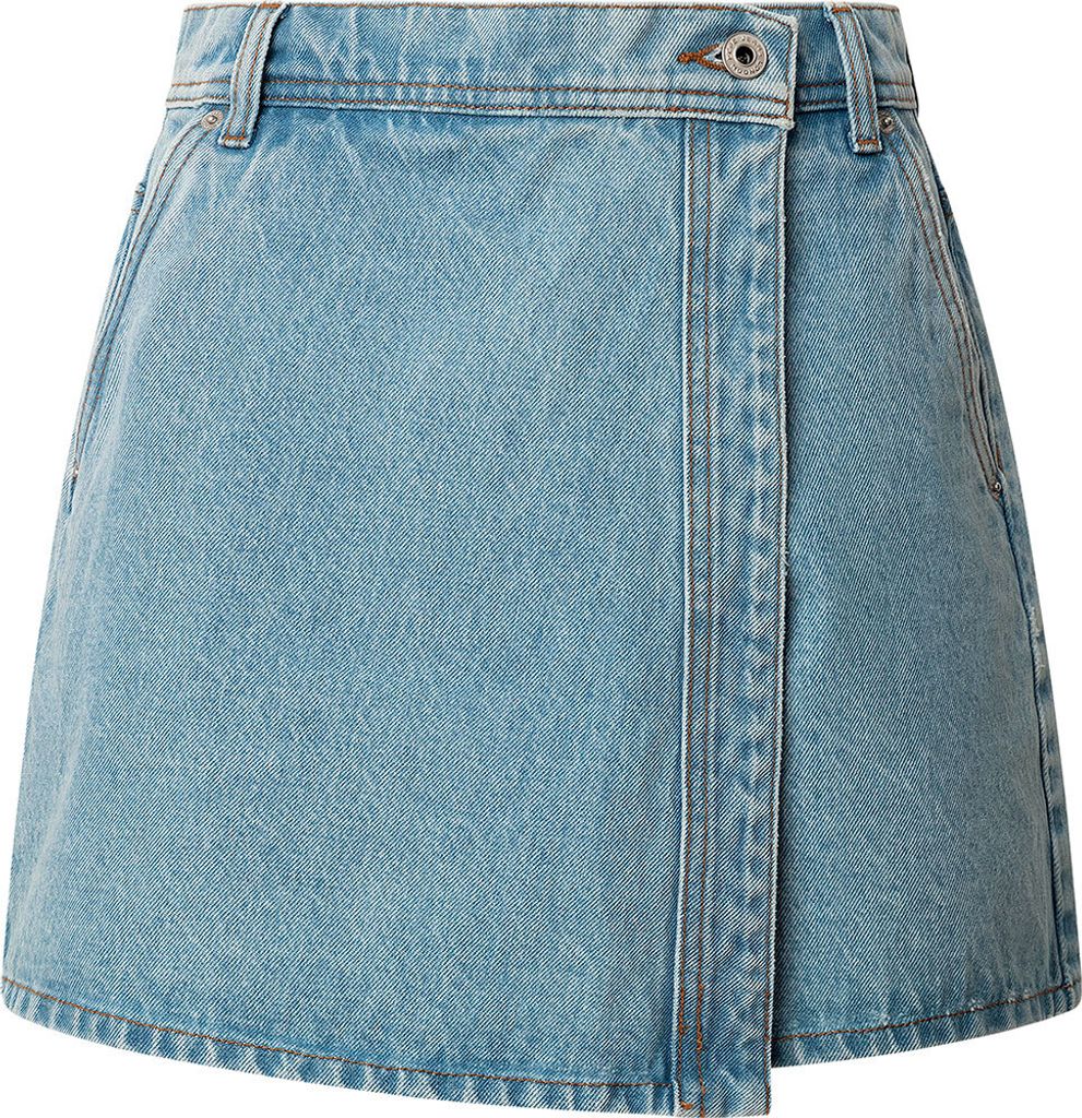 Pepe Jeans Regular Hochtaillen-denim-shorts Blau 27 Frau Produktbild 