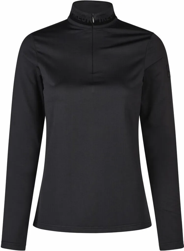 Vêtement Équitation Femme Pikeur Zip Shirt Noir Manches Longues Taille 44