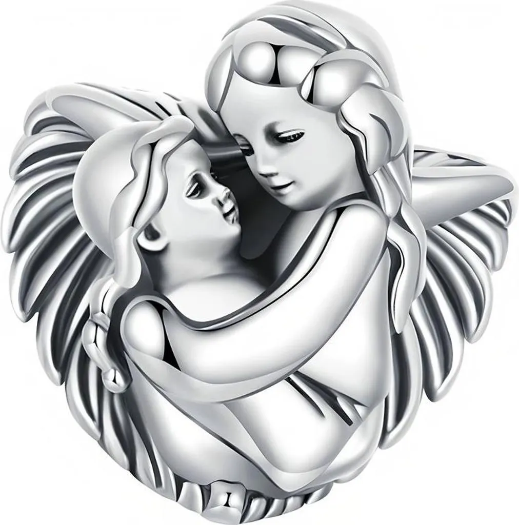 Ciondoli Pandora, Angelo Madre in argento 925, Ciondoli Trusky