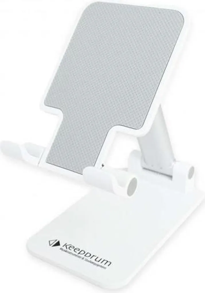 Portacellulare da Tavolo Keepdrum DPHS Bianco - Robusto e Pratico