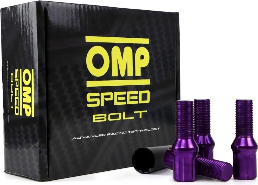 Bullone Ruota OMP M14x1.25 27mm - Standard DIN 10.9 - Set 20