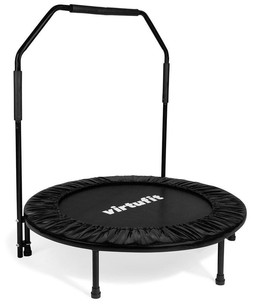VirtuFit klappbares Fitness-Trampolin mit Griff, Schwarz, Produktbild 