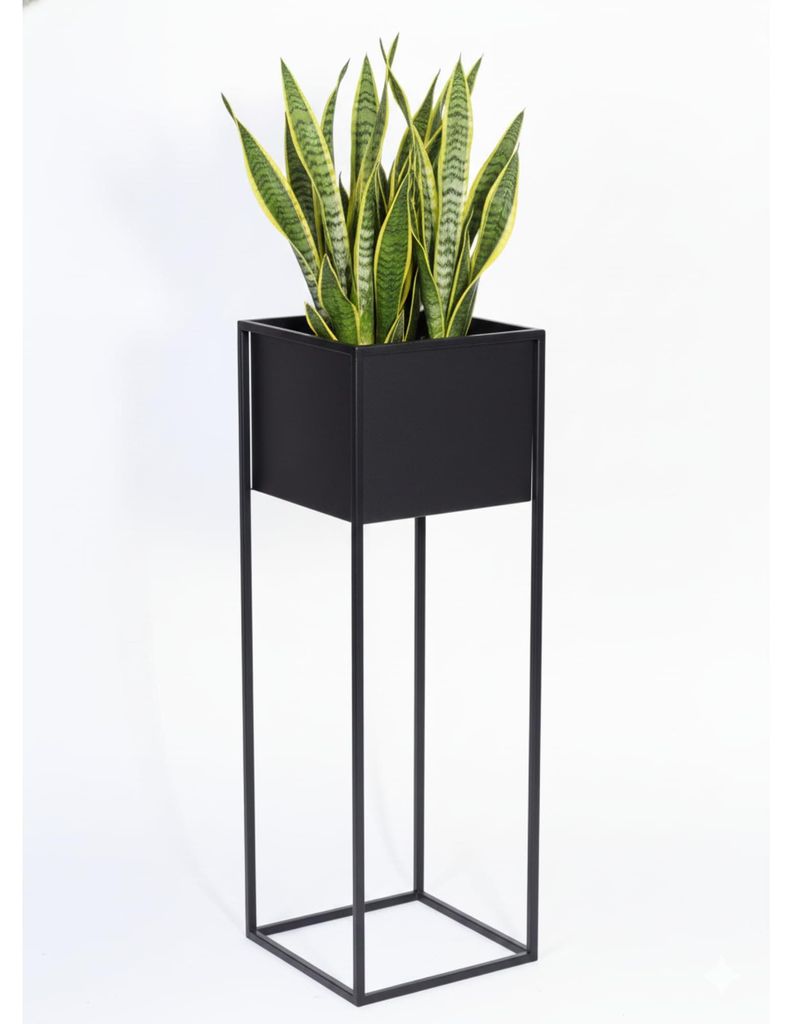 Anwicar Blumenständer Metall Schwarz Höhe 100 cm Produktbild 