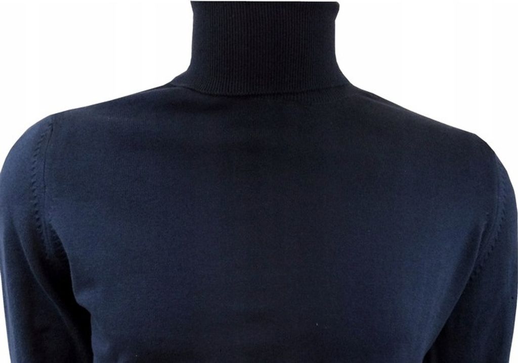 Męski sweter z dzianiny Ciepły sweter z golfem Sweter z Zdjęcie produktu 3