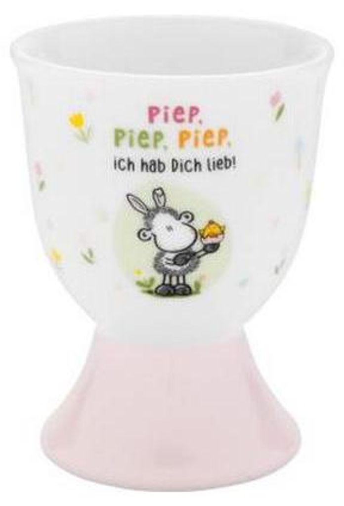 Eierbecher Motiv 'Piep, piep, piep, ich hab Dich lieb!' Produktbild 