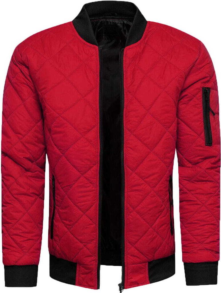 Recea Herren-Bomber Harbor rot XXL
