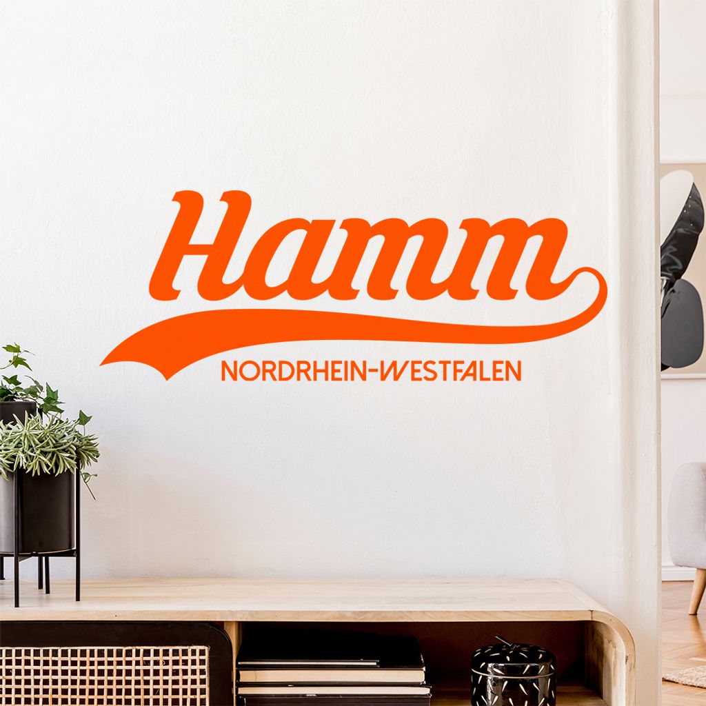 Hamm Nordrhein-Westfalen Wandtattoo Wandaufkleber Wall Sticker - Dekoration, Küche, Wohnzimmer, Schlafzimmer, Badezimmer