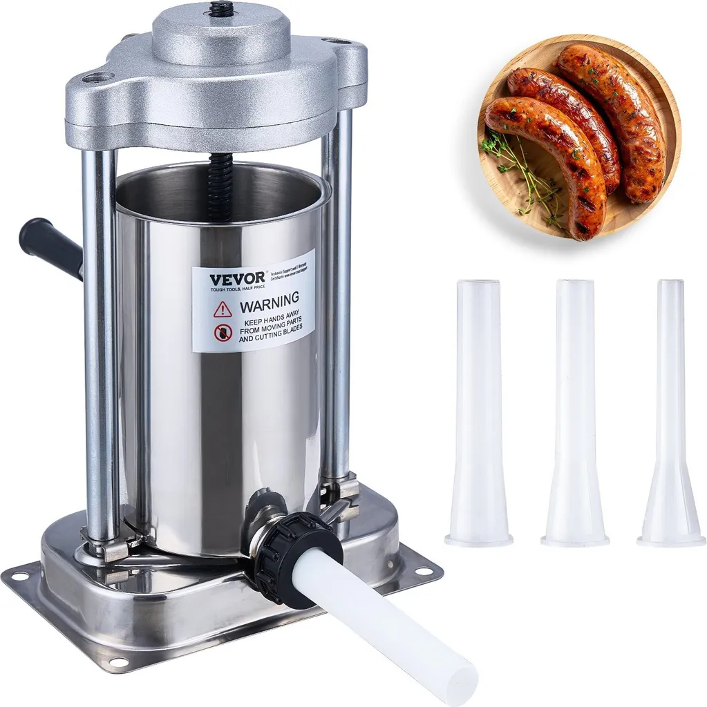 Insaccatrice per Salsicce 2L Verticale Inox 304 | Tradizione a Casa