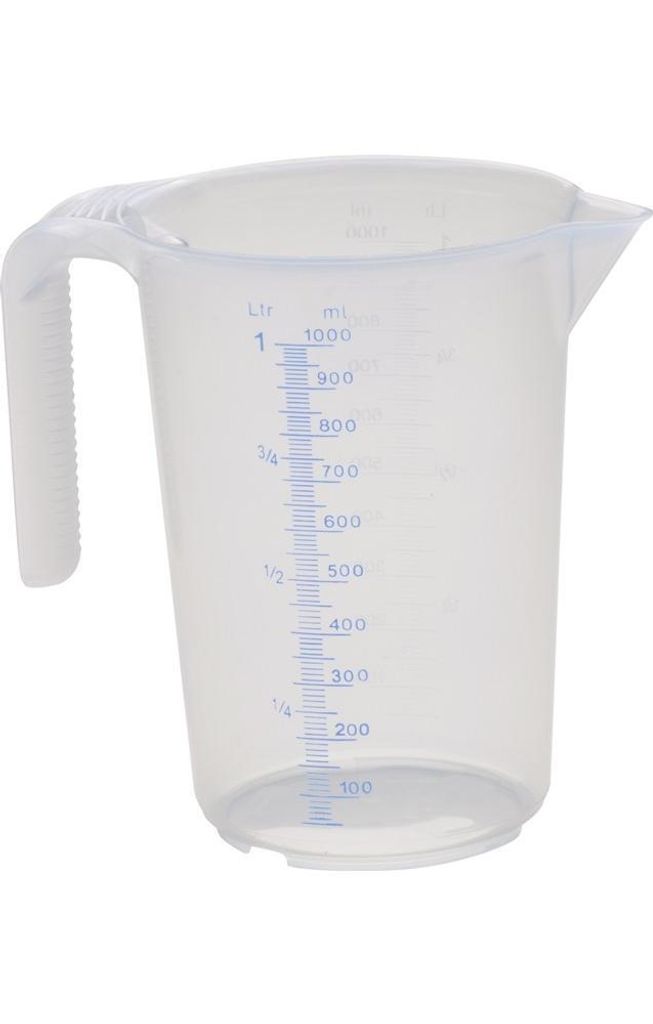 Messkanne 1000 ml PP transp.D117xH165mm Griff offen Immagine del prodotto 