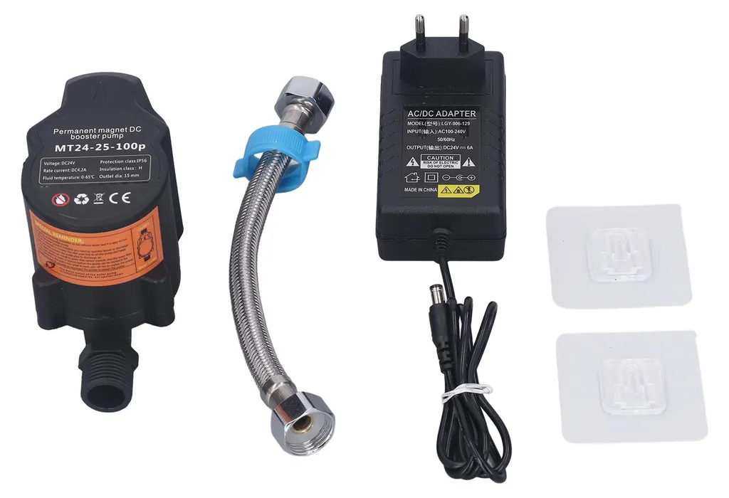Mini pompe automatique 24V 100W silencieuse pour booster débit eau robinet