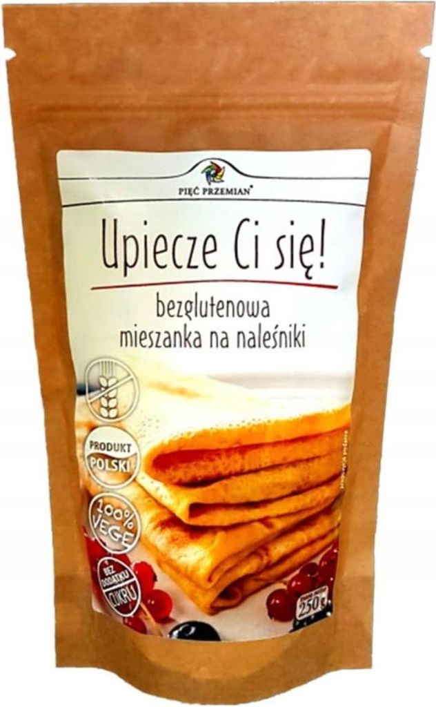 GLUTENFREIE PFANNKUCHENMISCHUNG OHNE ZUCKERZUSATZ 250 g – Produktbild 