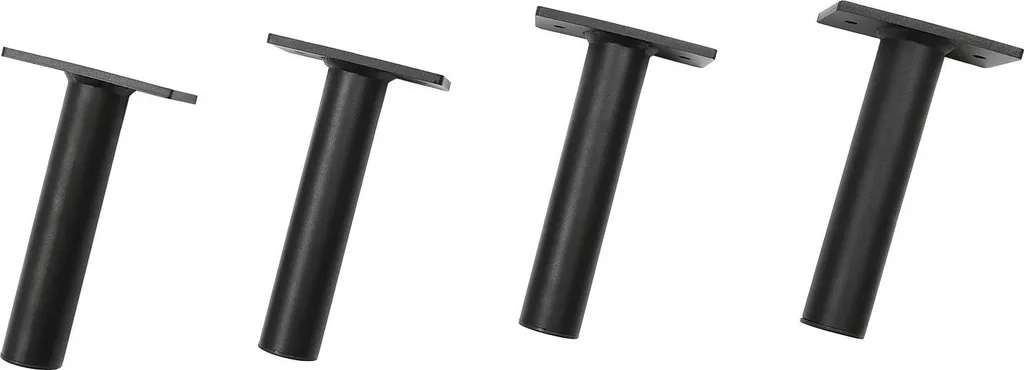 Lot De 4 Supports Muraux Pour Disques D'Haltères – Charge 80 Kg Pièce, Acier Allié, Gain De Place